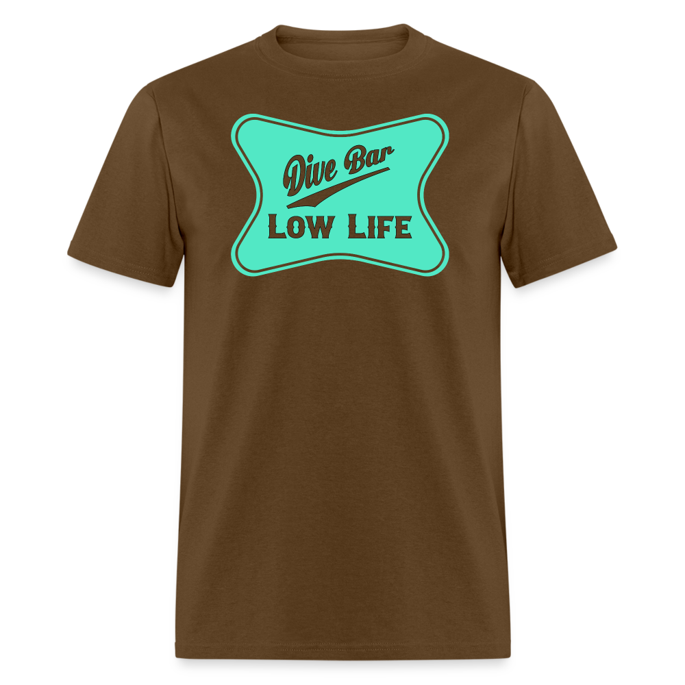 Dive Bar - Teal - Unisex Classic T-Shirt - brown