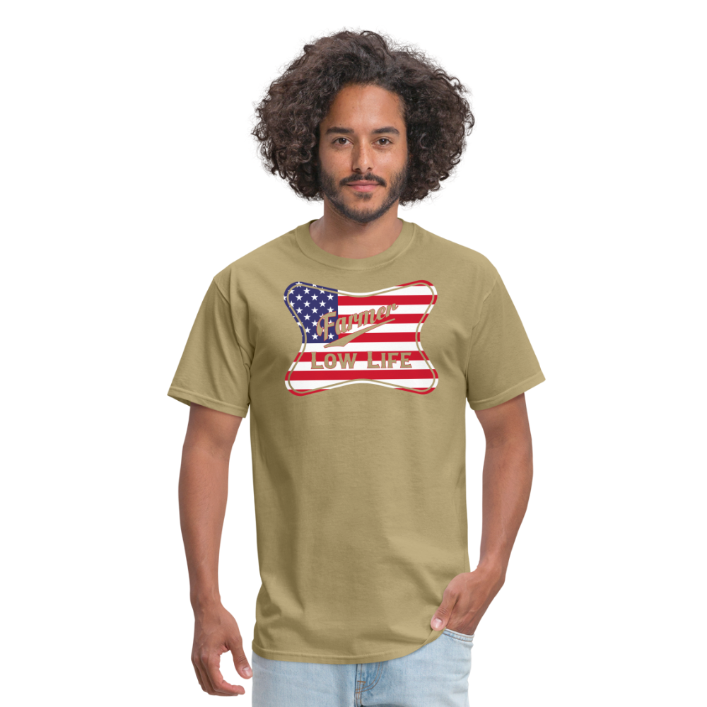 Farmer - Patriotic - Unisex Classic T-Shirt - khaki