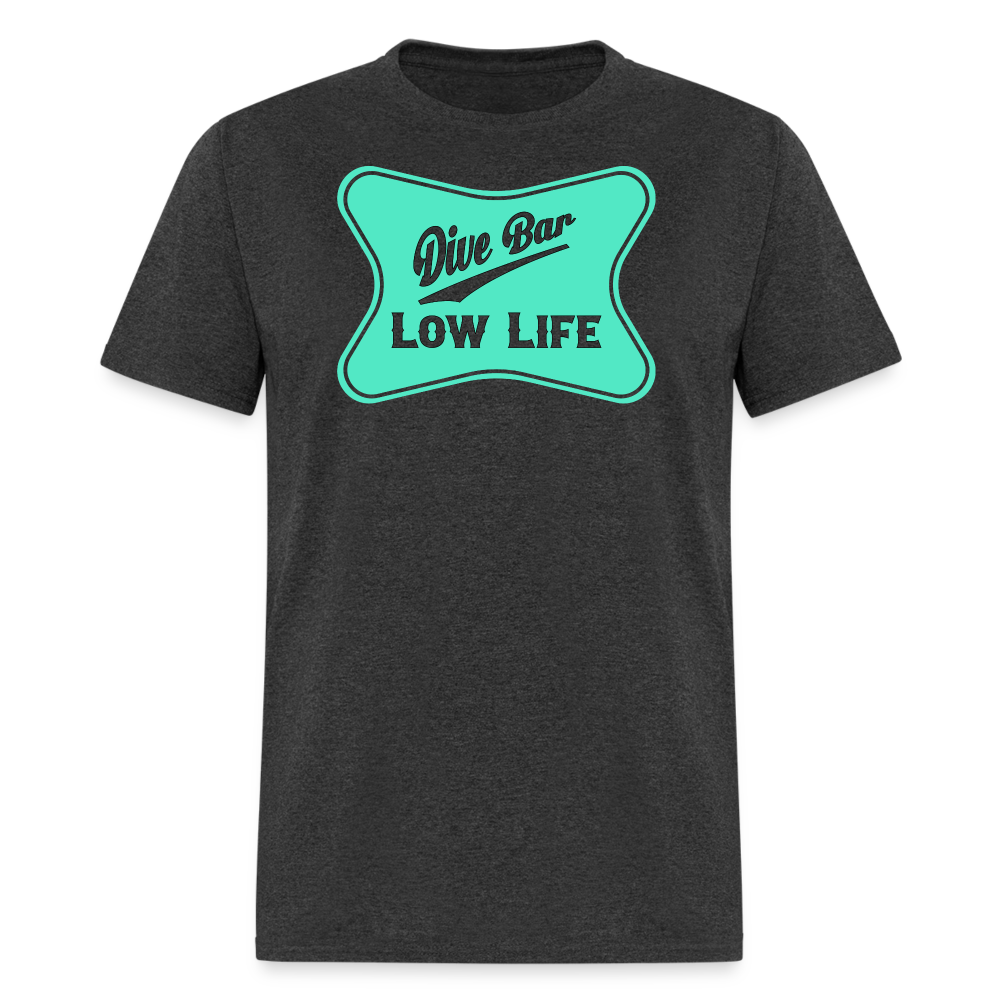 Dive Bar - Teal - Unisex Classic T-Shirt - heather black