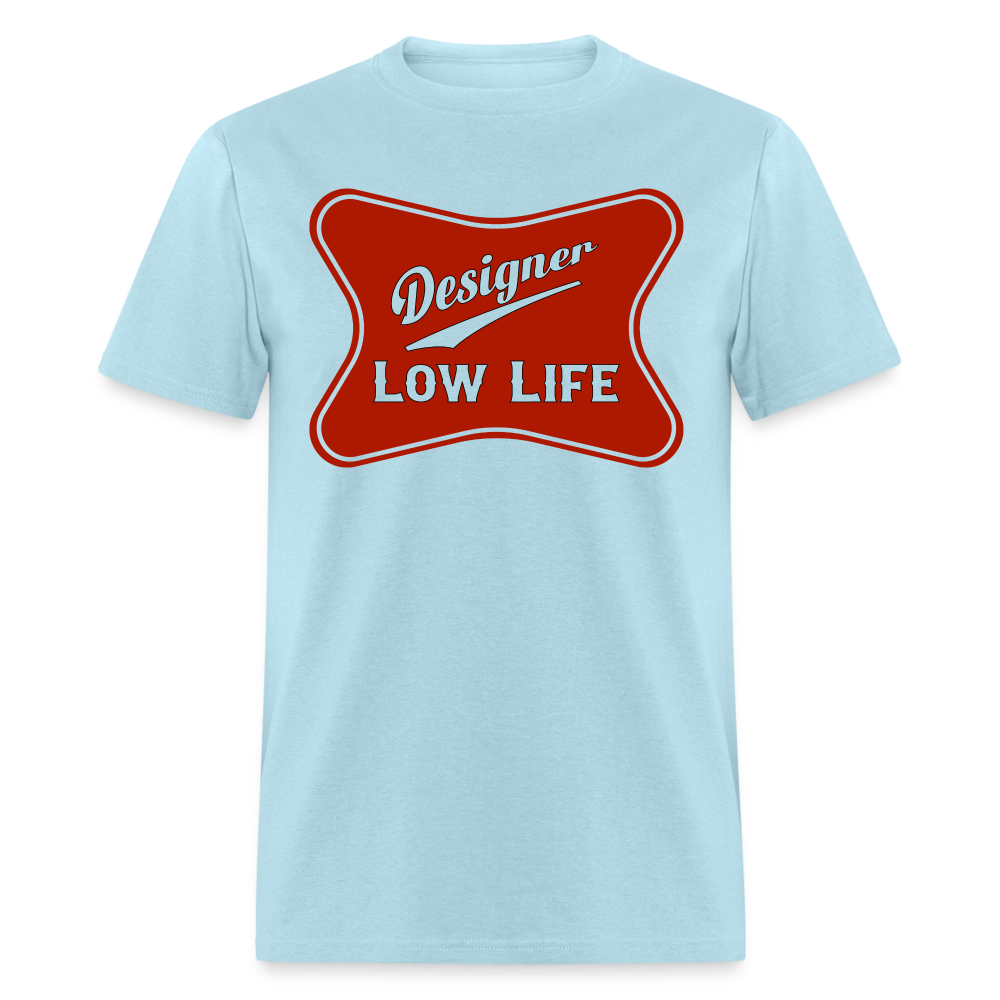 Designer -burgundy-Unisex Classic T-Shirt - powder blue