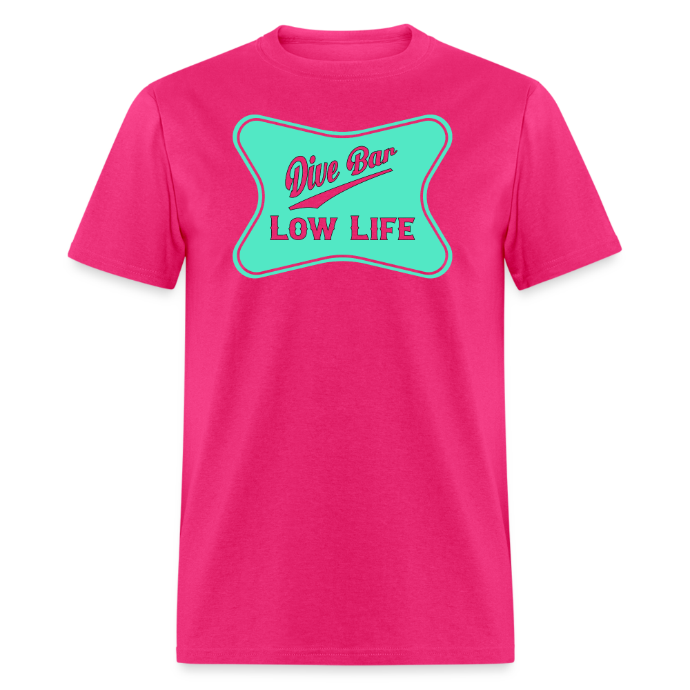 Dive Bar - Teal - Unisex Classic T-Shirt - fuchsia