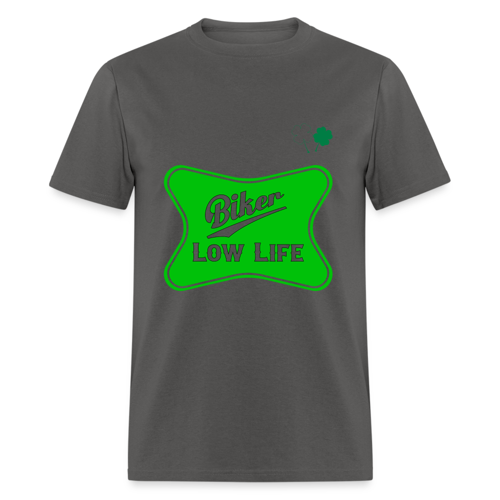 Biker - green - Unisex Classic T-Shirt - charcoal