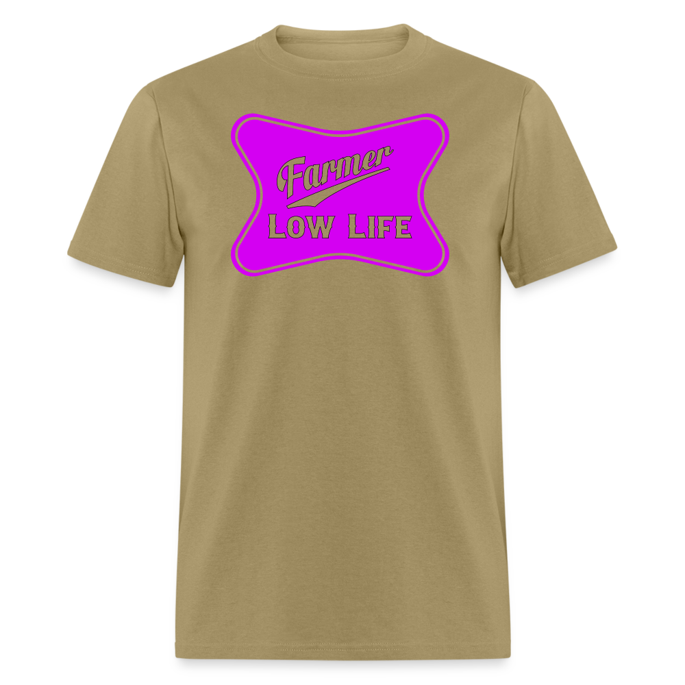 Farmer - Pink - Unisex Classic T-Shirt - khaki