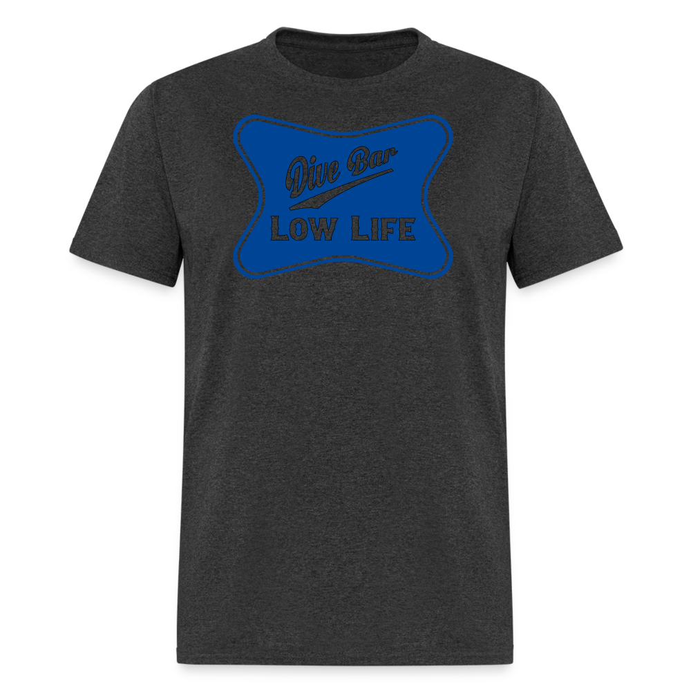 Dive Bar - Dark Blue - Unisex Classic T-Shirt - heather black