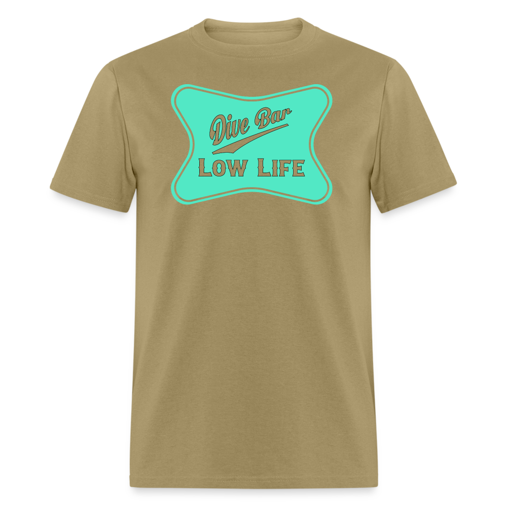 Dive Bar - Teal - Unisex Classic T-Shirt - khaki