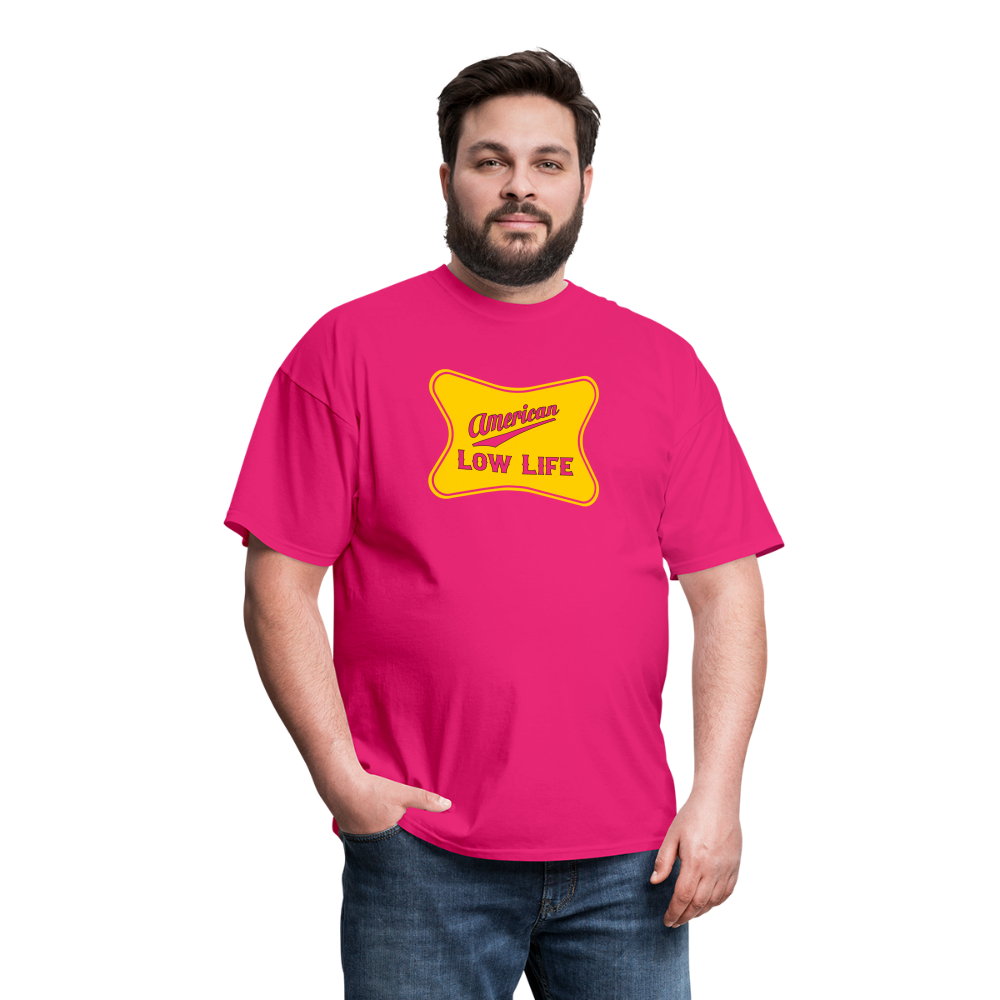 American - Yellow - (Unisex) Classic T-Shirt - fuchsia