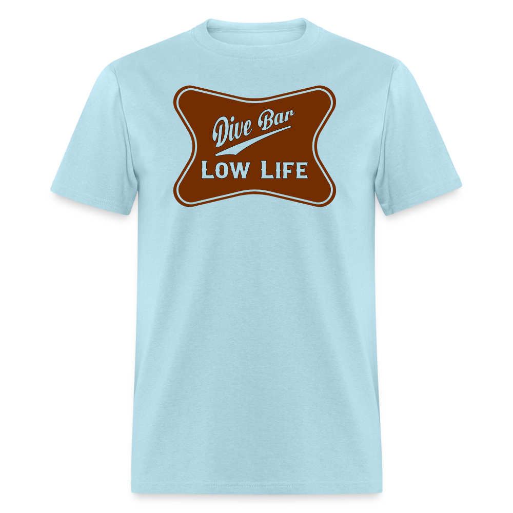 Dive Bar - Brown - Unisex Classic T-Shirt - powder blue