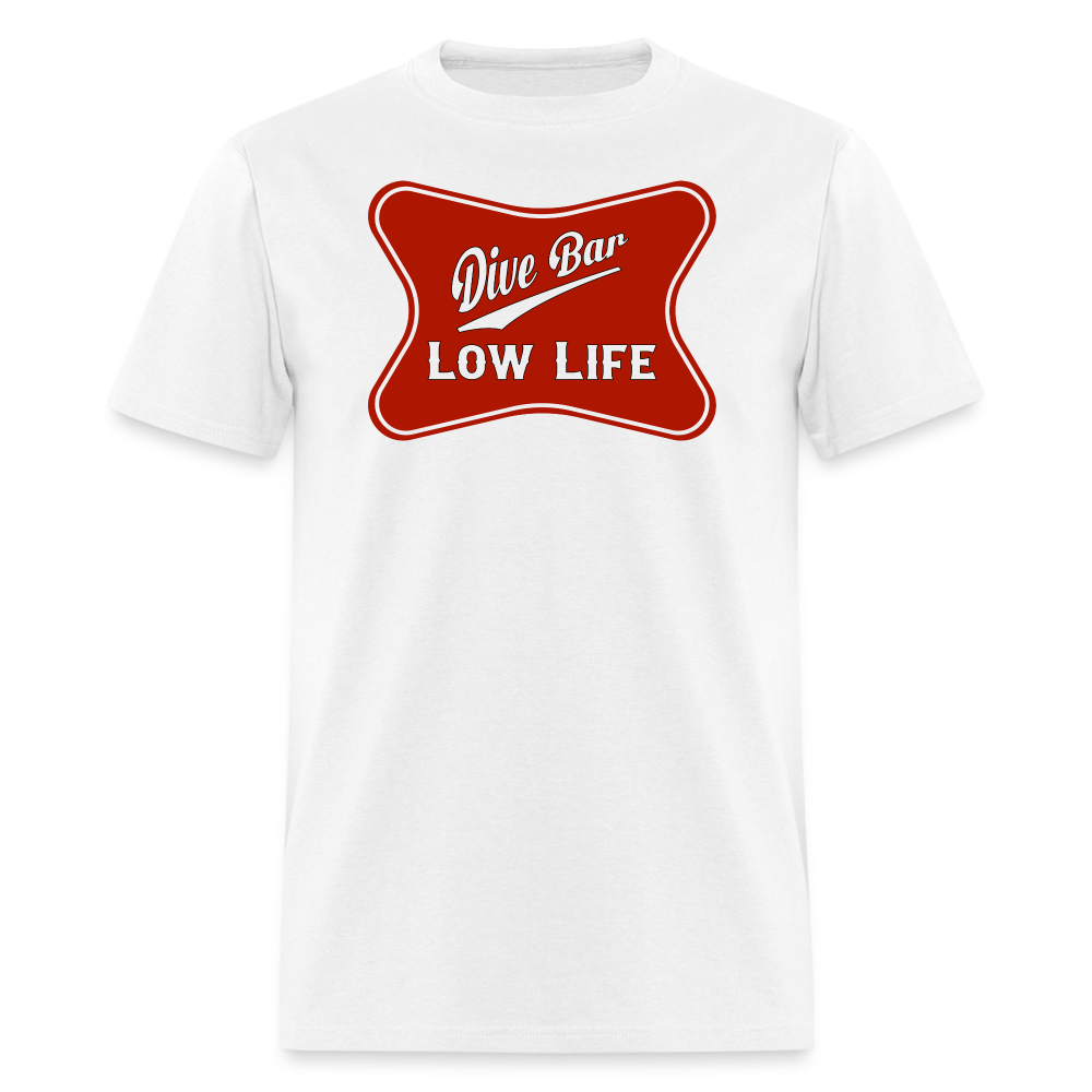 Dive Bar - Red - Unisex Classic T-Shirt - white