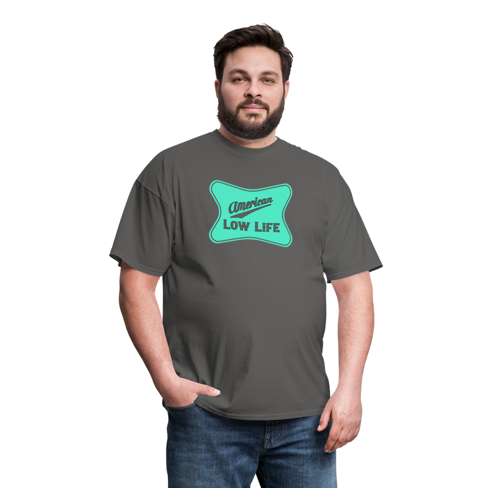 American - Teal - (Unisex) Classic T-Shirt - charcoal