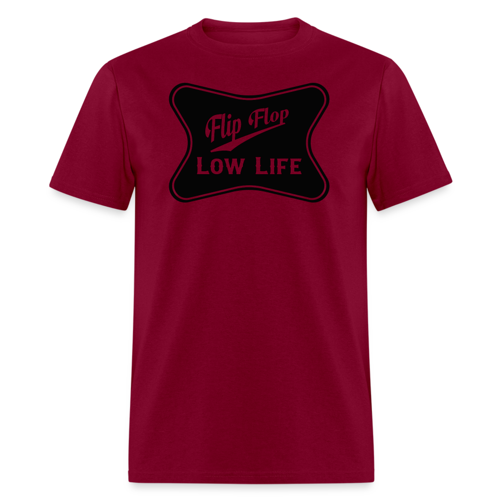 Flip Flop - Black - Unisex Classic T-Shirt - burgundy