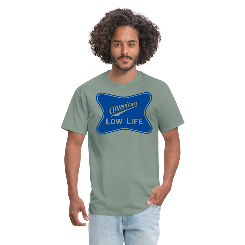 American - Dark Blue - (Unisex) Classic T-Shirt - sage