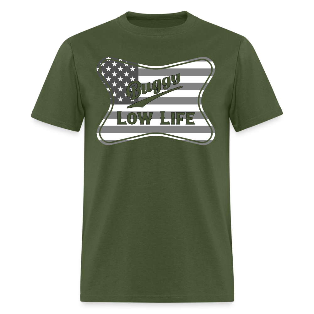 Buggy - Gray & White Patriotic - Unisex Classic T-Shirt - military green