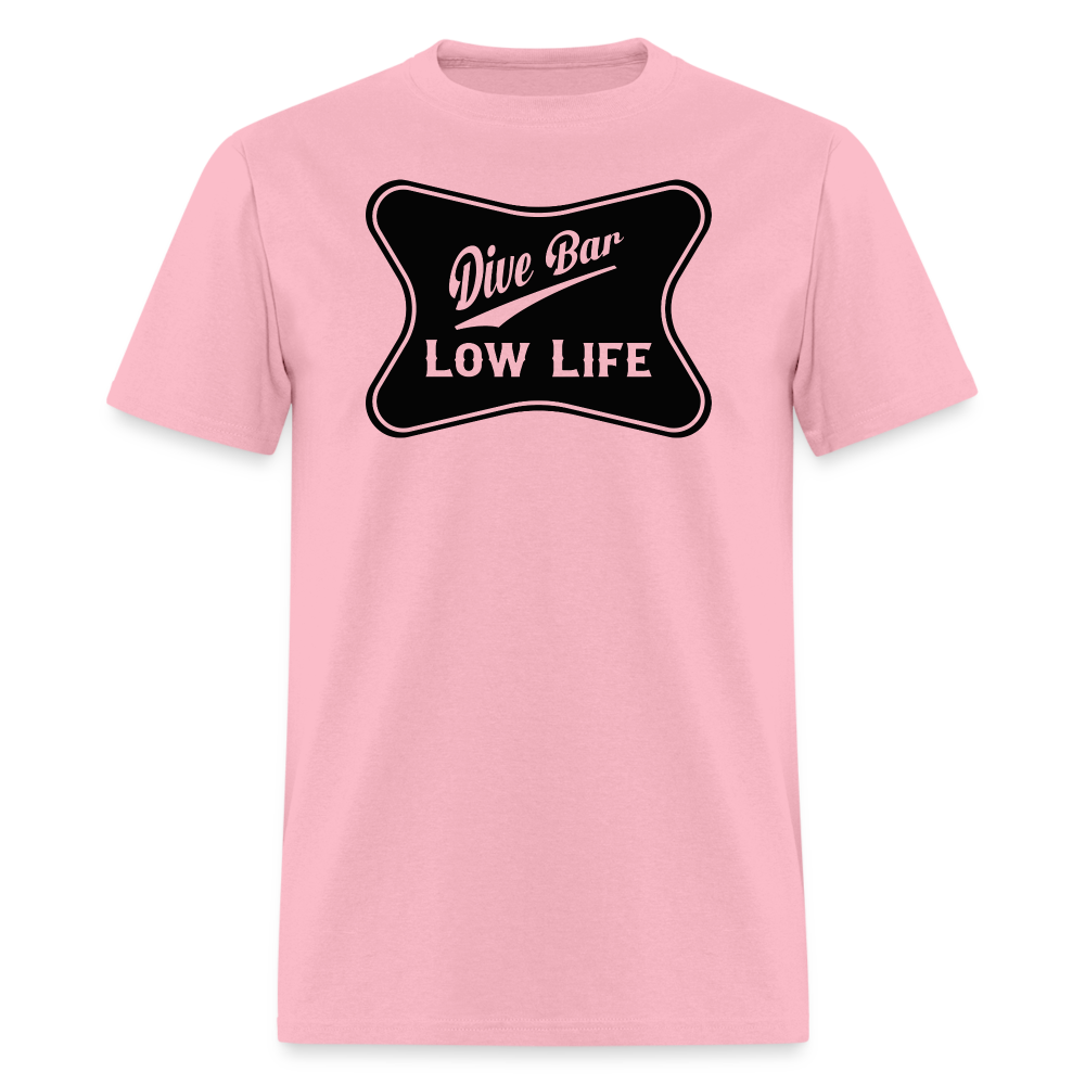 Dive Bar - Black - Unisex Classic T-Shirt - pink