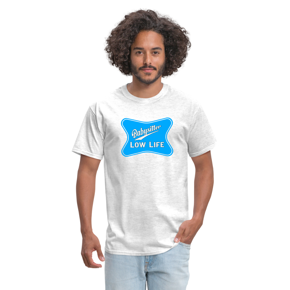 Babysitter - Light Blue - (Unisex) Classic T-Shirt - light heather gray