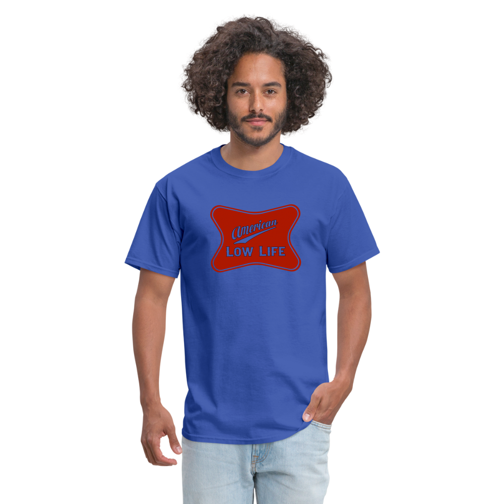 American - Red - (Unisex) Classic T-Shirt - royal blue