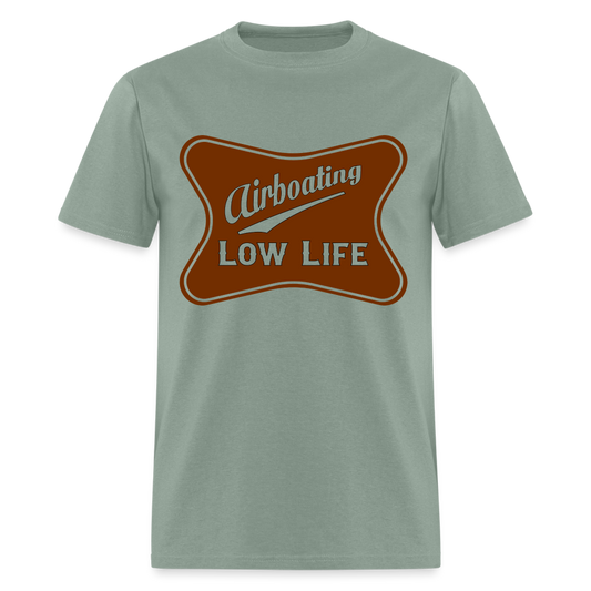 Airboating - Brown - (Unisex) Classic T-Shirt - sage