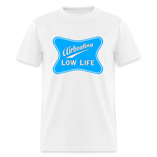 Airboating - Light Blue - (Unisex) Classic T-Shirt - white