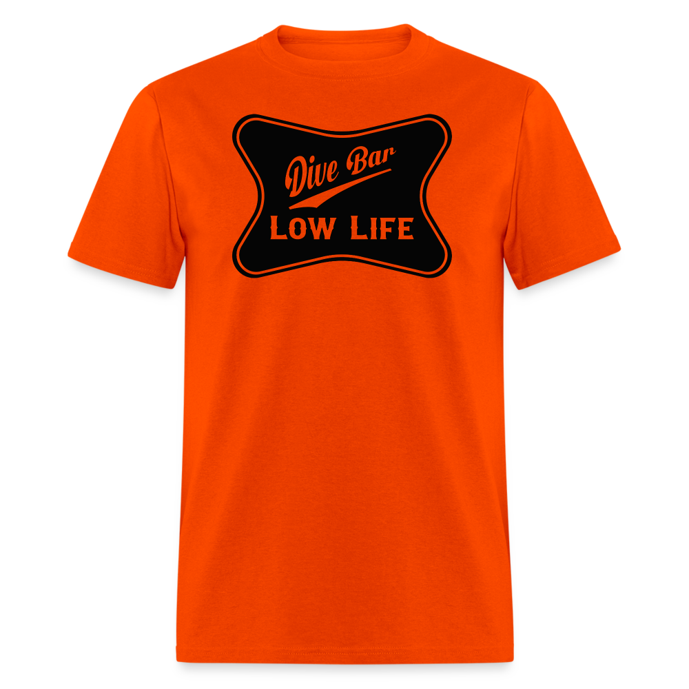 Dive Bar - Black - Unisex Classic T-Shirt - orange