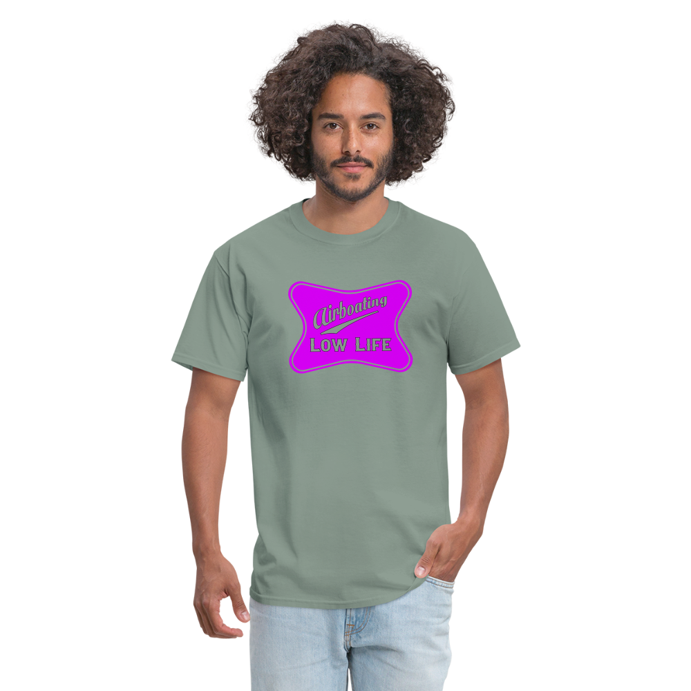 Airboating - Pink - (Unisex) Classic T-Shirt - sage
