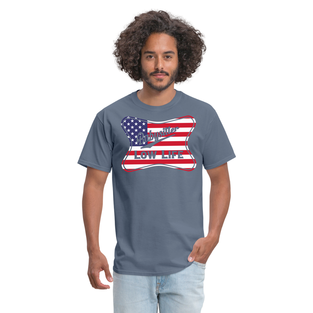 Babysitter - Flag - (Unisex) Classic T-Shirt - denim