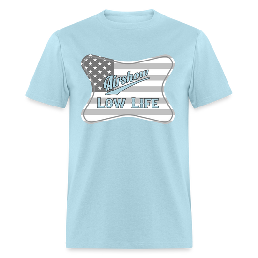 Airshow - American flag - Unisex Classic T-Shirt - powder blue