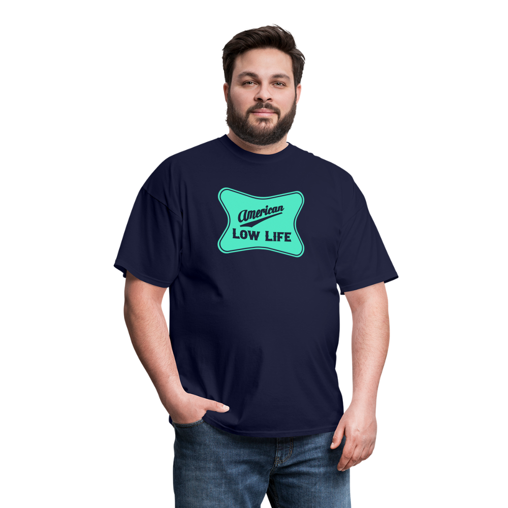 American - Teal - (Unisex) Classic T-Shirt - navy