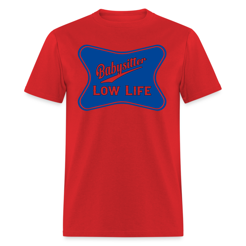 Babysitter - Dark Blue - Unisex Classic T-Shirt - red