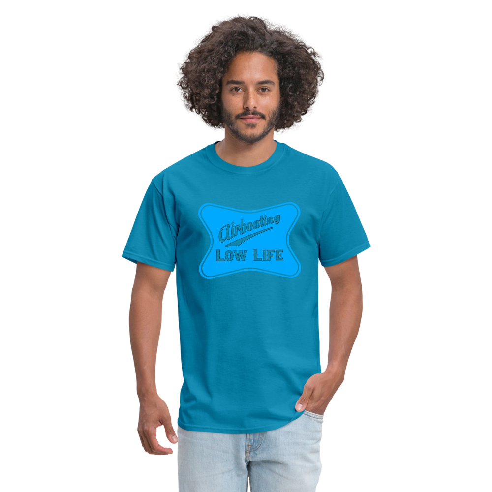 Airboating - Light Blue - (Unisex) Classic T-Shirt - turquoise