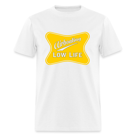 Airboating - Yellow - (Unisex) Classic T-Shirt - white