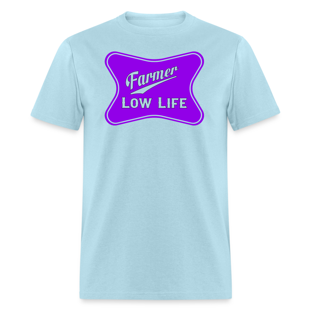 Farmer - Purple - Unisex Classic T-Shirt - powder blue