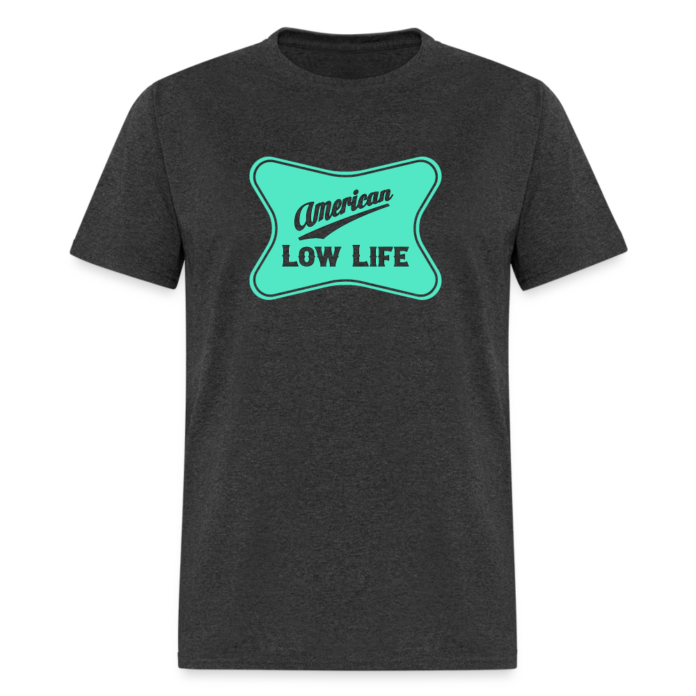 American - Teal - (Unisex) Classic T-Shirt - heather black