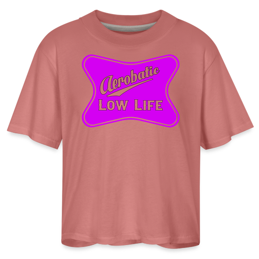 Aerobatic Women's Boxy Tee - mauve