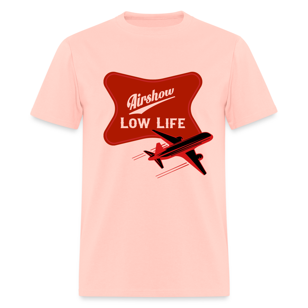 Airshow in Red with Plane Unisex Classic T-Shirt - blush pink