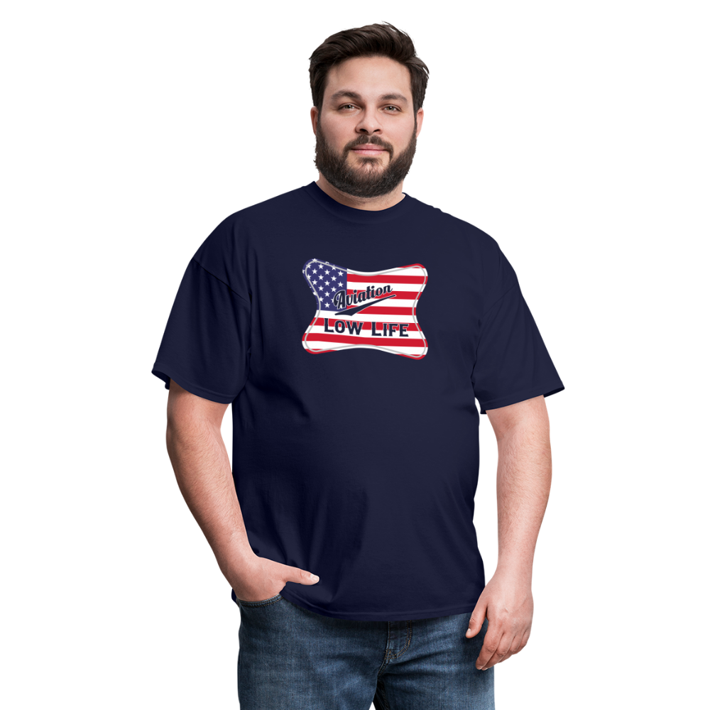 Aviation in Patriotic (Unisex) Classic T-Shirt - navy