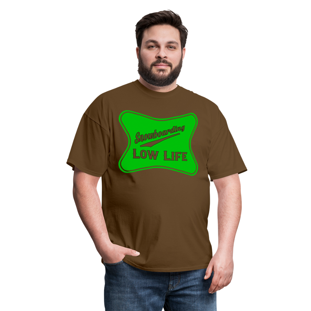 Snowboarding - Green - Unisex Classic T-Shirt - brown