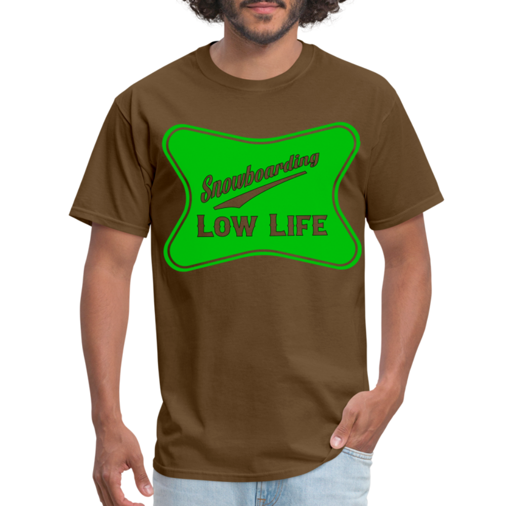 Snowboarding - Green - Unisex Classic T-Shirt - brown