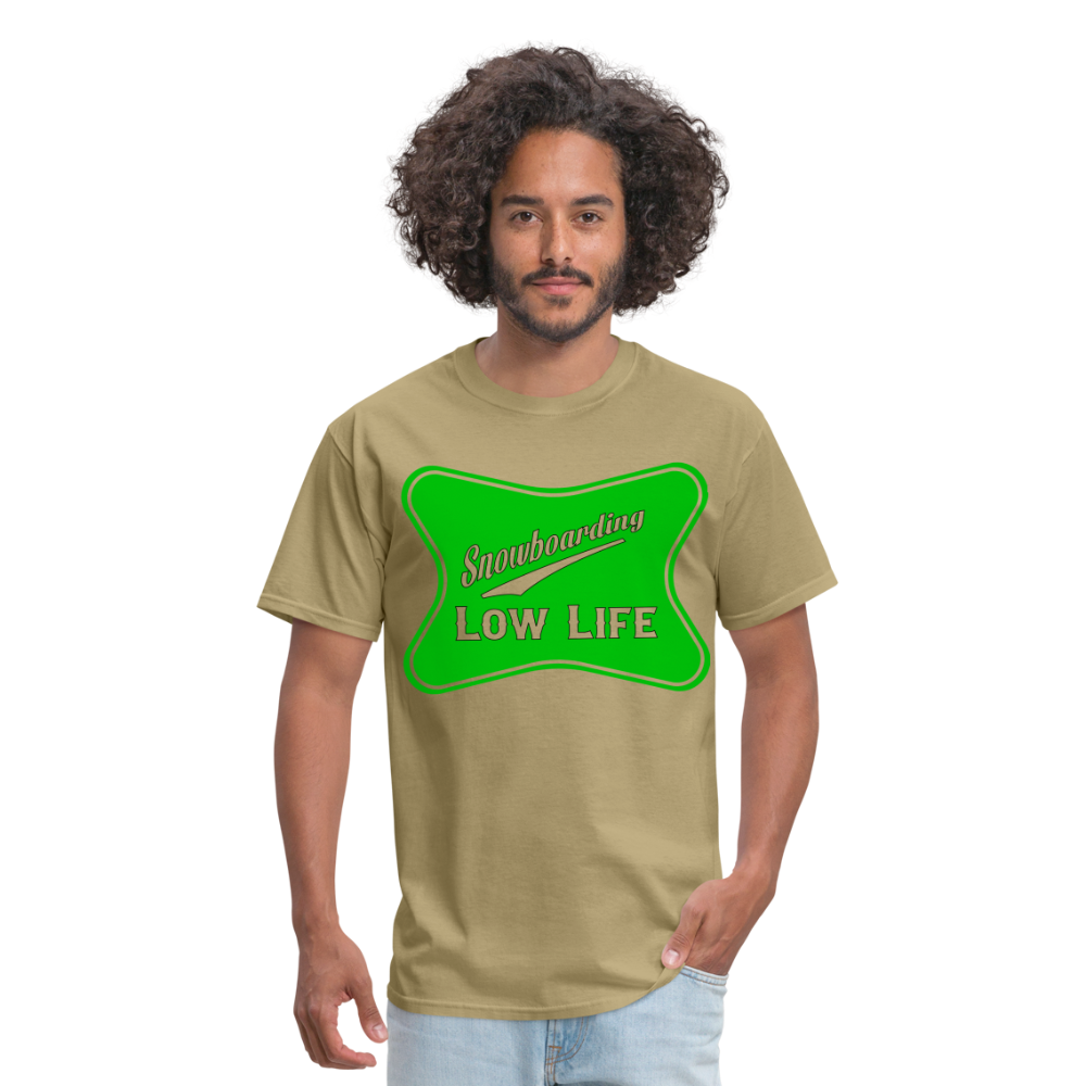 Snowboarding - Green - Unisex Classic T-Shirt - khaki