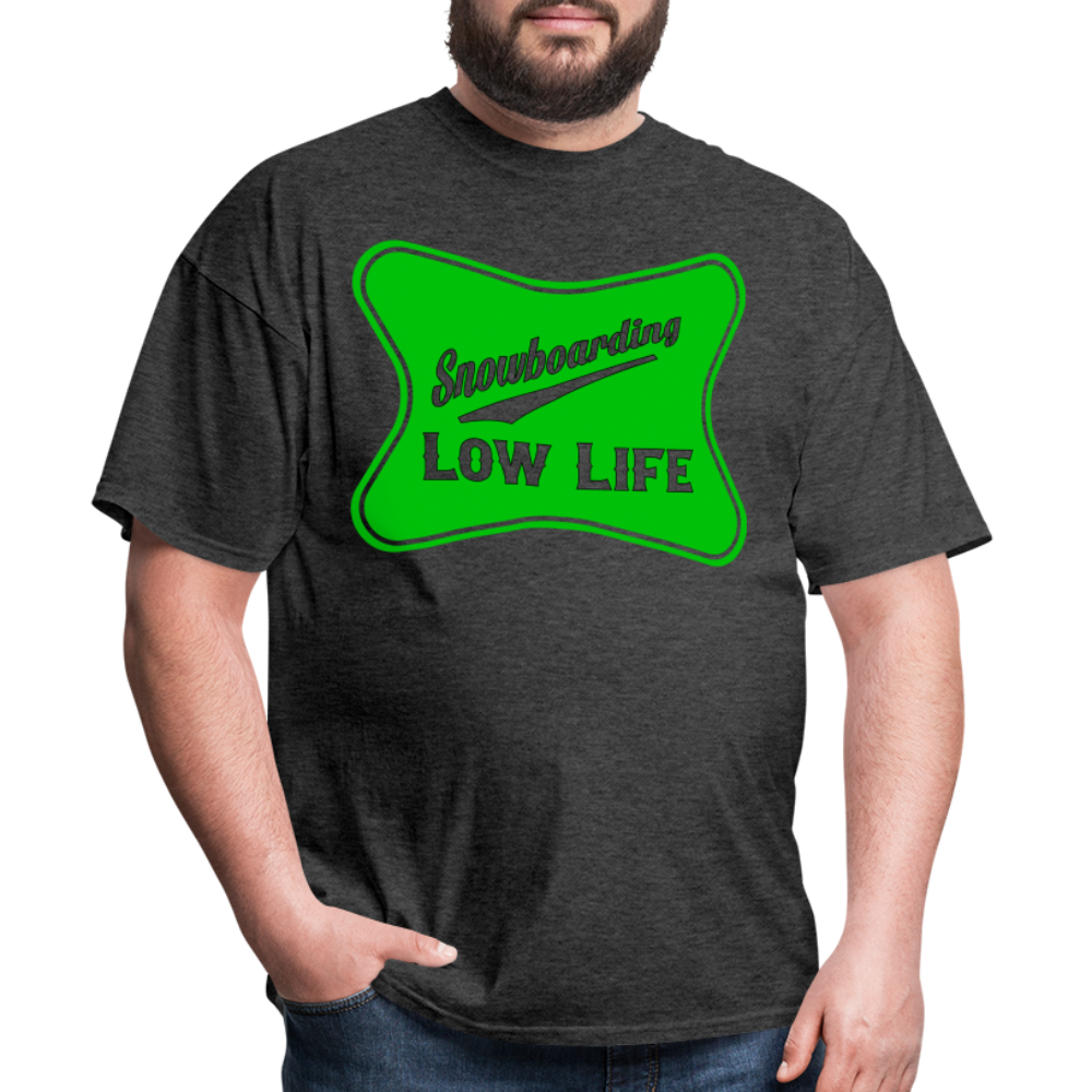 Snowboarding - Green - Unisex Classic T-Shirt - heather black
