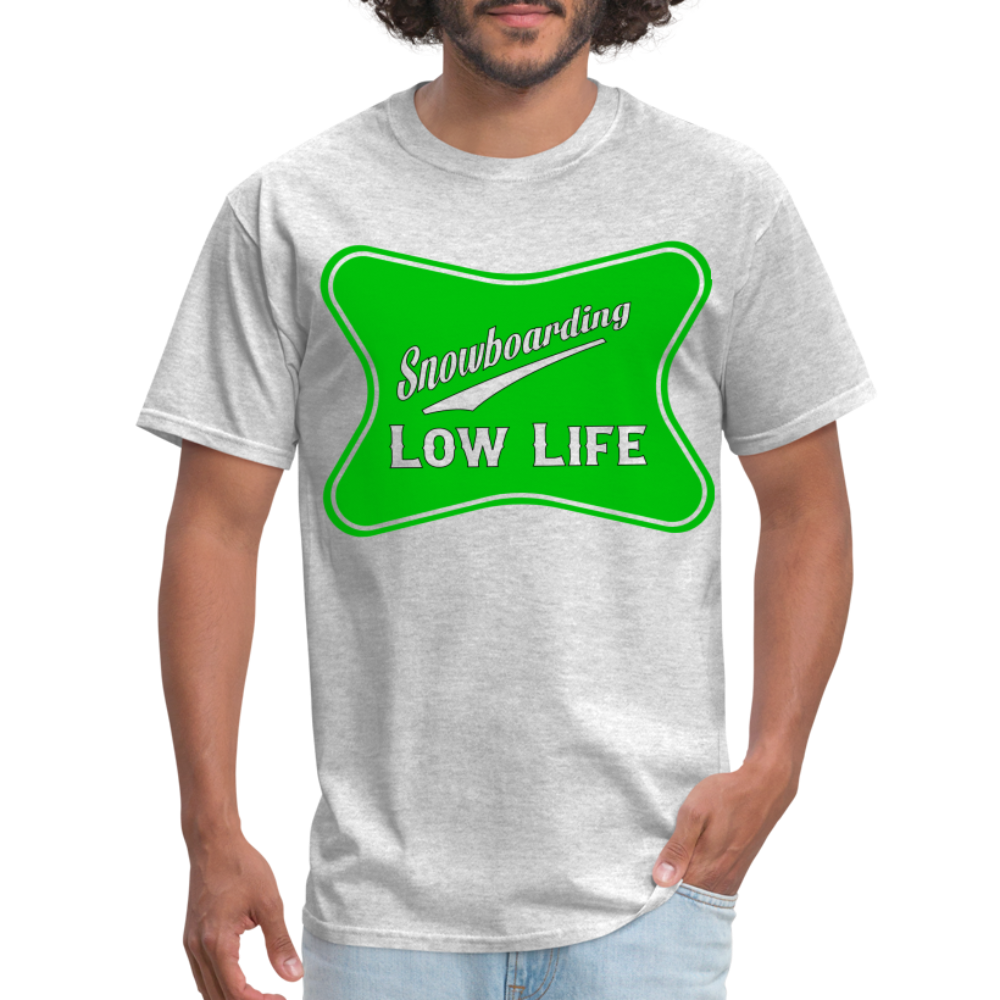 Snowboarding - Green - Unisex Classic T-Shirt - heather gray