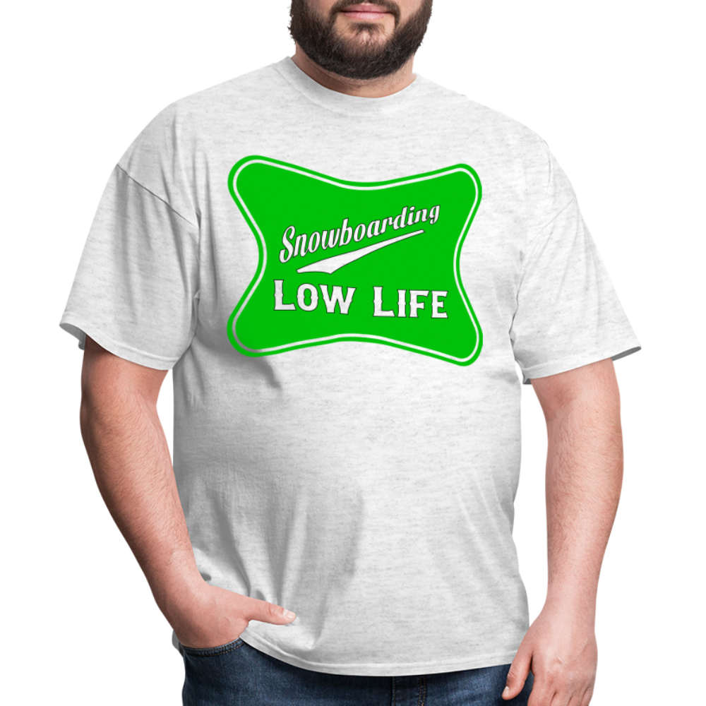 Snowboarding - Green - Unisex Classic T-Shirt - light heather gray