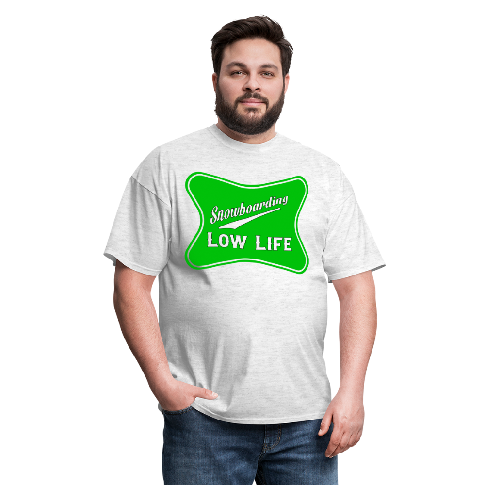 Snowboarding - Green - Unisex Classic T-Shirt - light heather gray