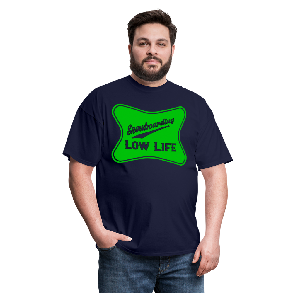 Snowboarding - Green - Unisex Classic T-Shirt - navy
