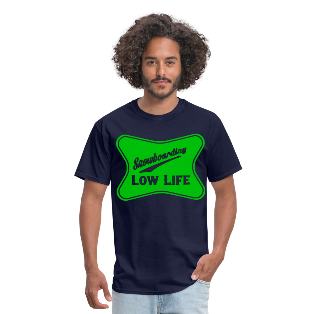 Snowboarding - Green - Unisex Classic T-Shirt - navy