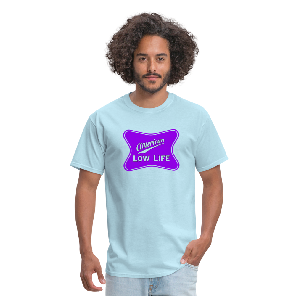 American - Purple - (Unisex) Classic T-Shirt - powder blue