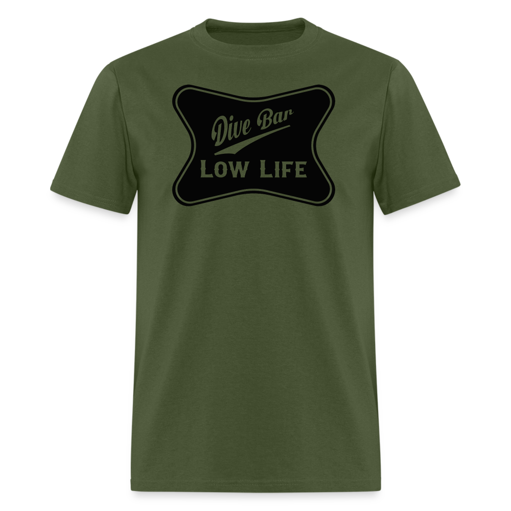 Dive Bar - Black - Unisex Classic T-Shirt - military green