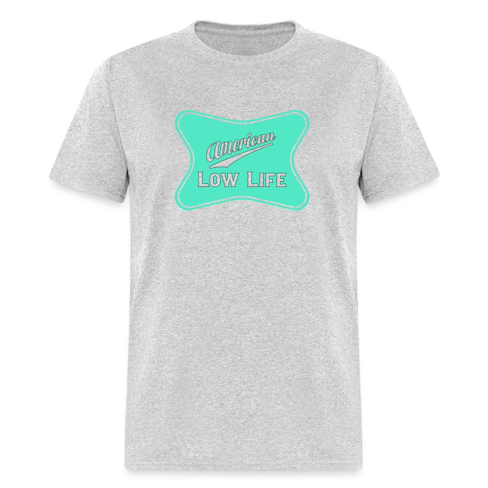 American - Teal - (Unisex) Classic T-Shirt - heather gray