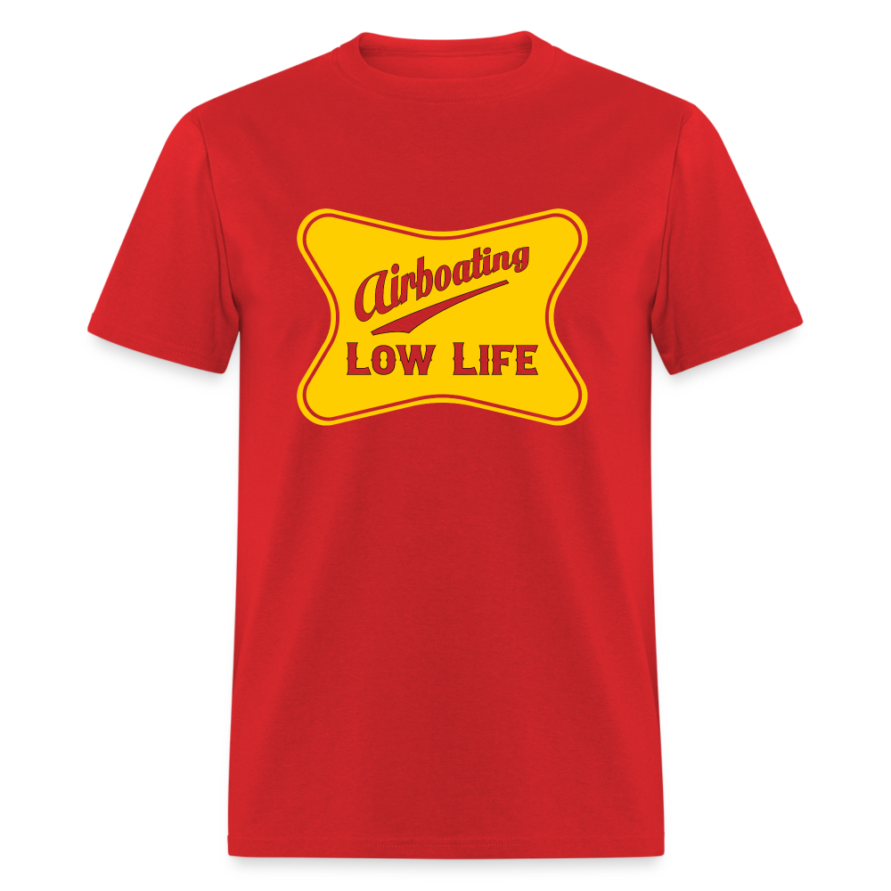 Airboating - Yellow - (Unisex) Classic T-Shirt - red