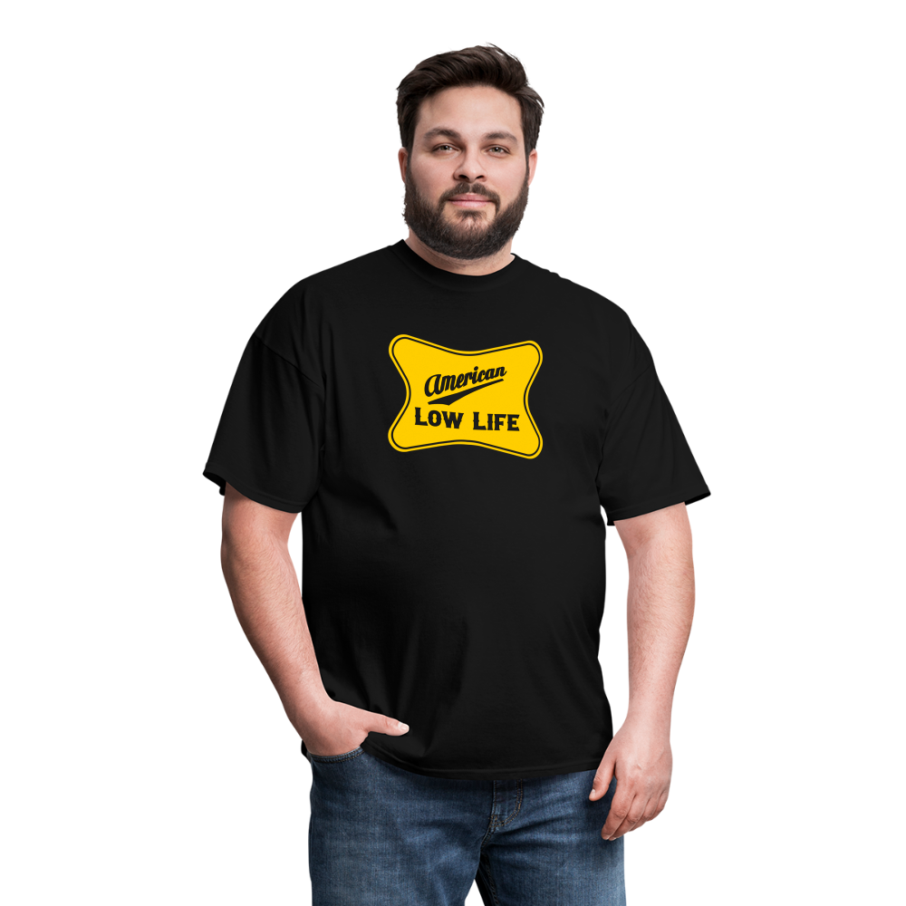 American - Yellow - (Unisex) Classic T-Shirt - black