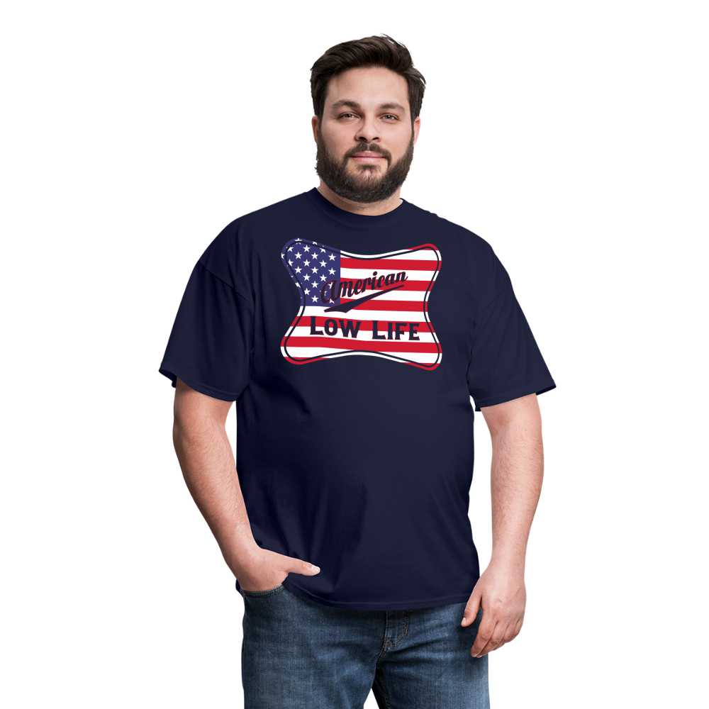 American - Flag - (Unisex) Classic T-Shirt - navy