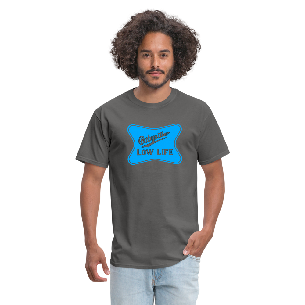 Babysitter - Light Blue - (Unisex) Classic T-Shirt - charcoal